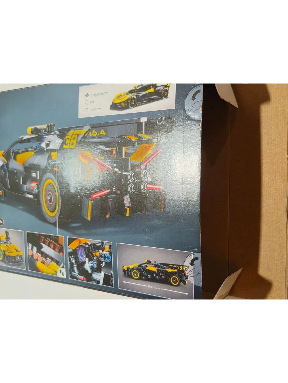 LEGO Technic 42151 Bugatti Bolide - Pre-Assembled with Manual and Extra Pieces